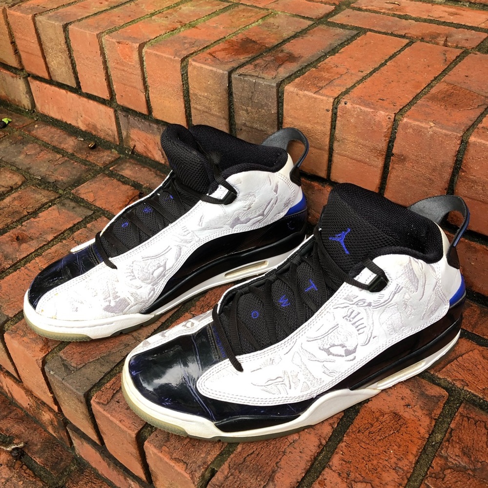 JORDAN Dub Zero Concord Mens size 11.5 Leather Sneakers - Picture 4 of 11